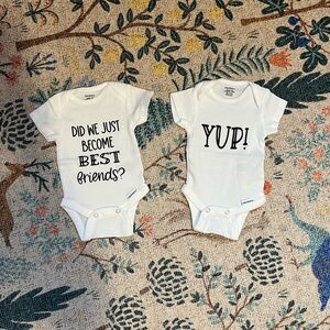 Twins Newborn Onesies